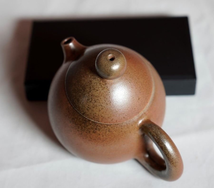 Tea Ware - Artisan Jianshui Clay Wood - fired Teapot Dragon Egg Long