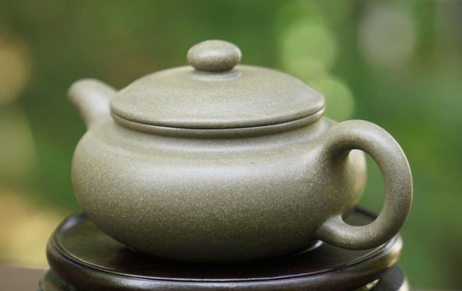 Tea Ware - Authentic Yixing Zisha Purple Clay Teapot Gray Duan Ni