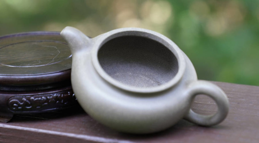 Tea Ware - Authentic Yixing Zisha Purple Clay Teapot Gray Duan Ni