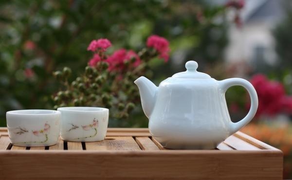 Tea Ware - Jingdezhen Treasure Yingqing White Porcelain Relief Teapot