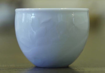 Tea Ware - Jingdezhen Yingqing White Porcelain Cup Exquisite Floral
