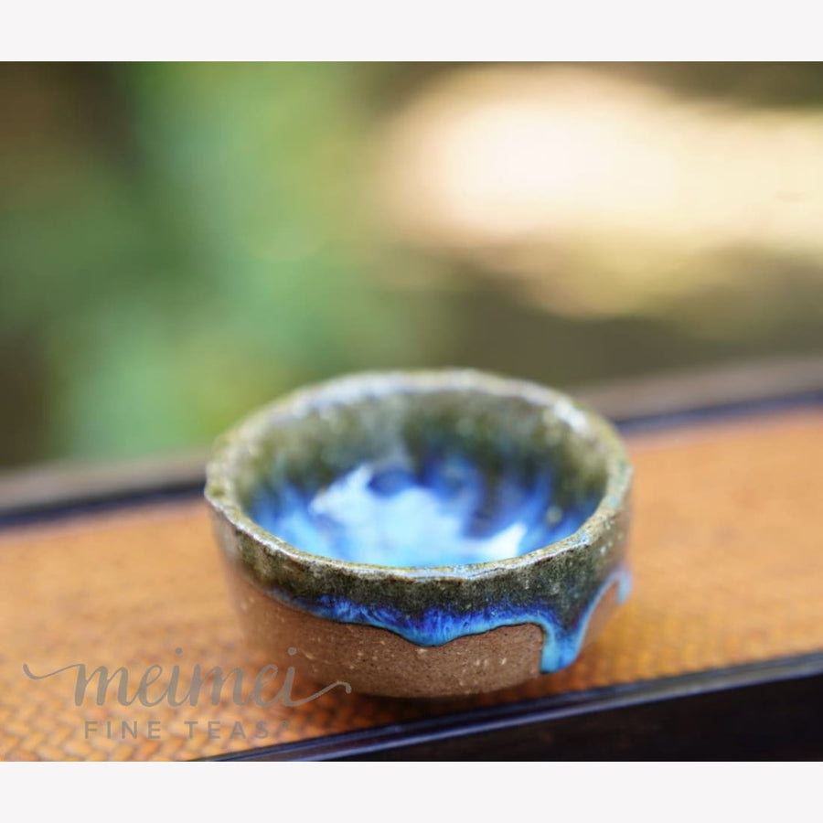 Tea Ware - Jun Kiln Porcelain Hand Crafted Celestial Glaze Teacup