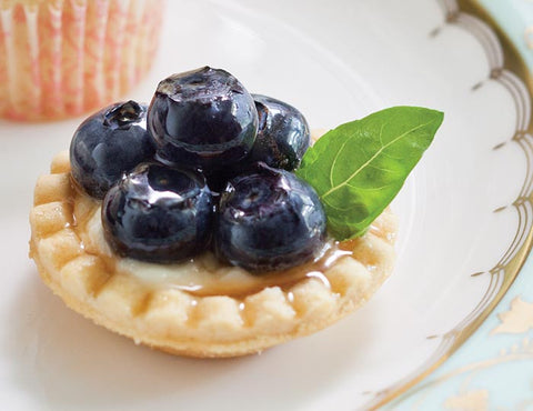 Tea Time Magazine - Blueberry Basil Tartlet