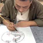 2023 Man Zhuan Mountain Peach Village Tall Ancient Tree Raw Pu-erh Tea Tao Zi Zhai Gao Gan