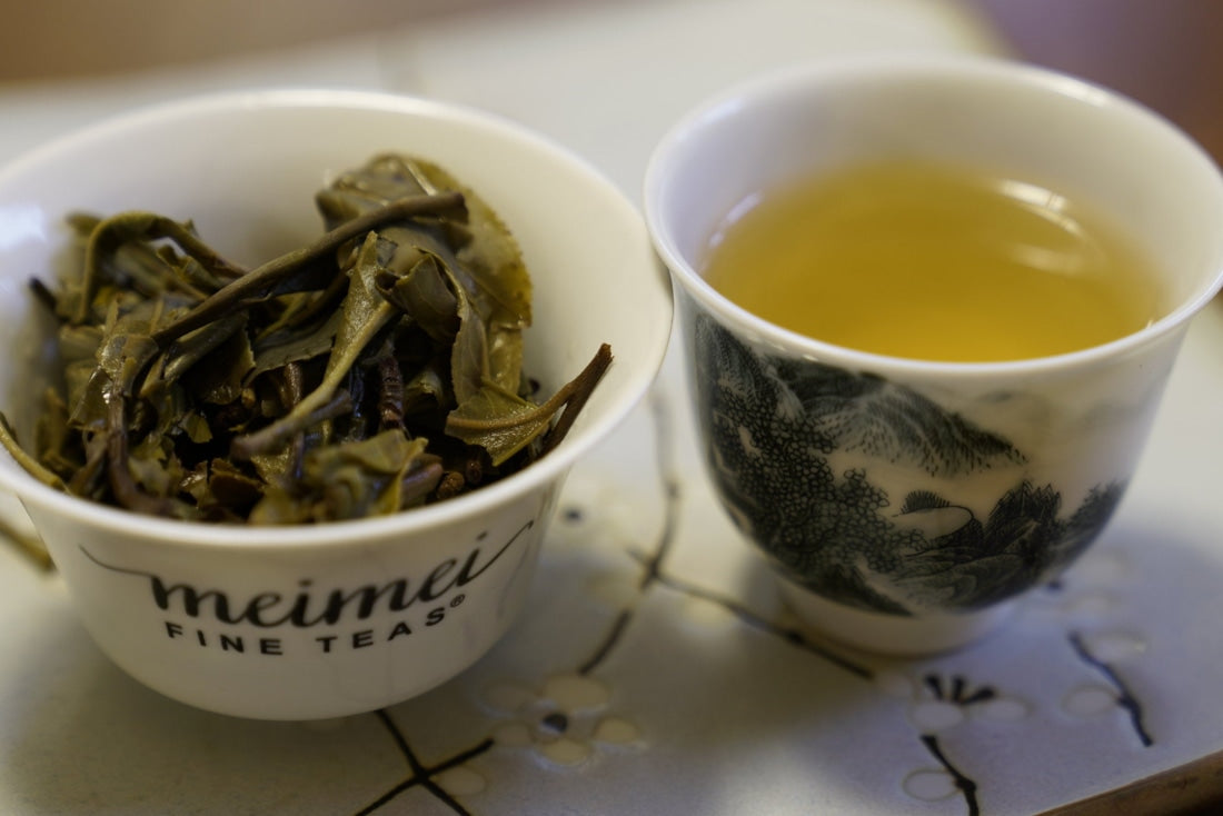 2023 Man Zhuan Mountain Peach Village Tall Ancient Tree Raw Pu-erh Tea Tao Zi Zhai Gao Gan