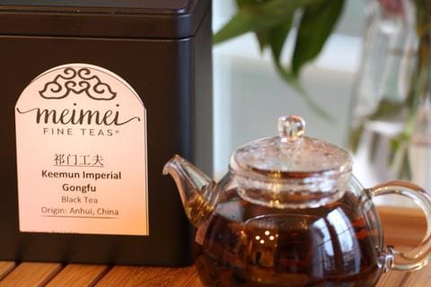 brewing tea glass teapot black tea chinese gongfu tea