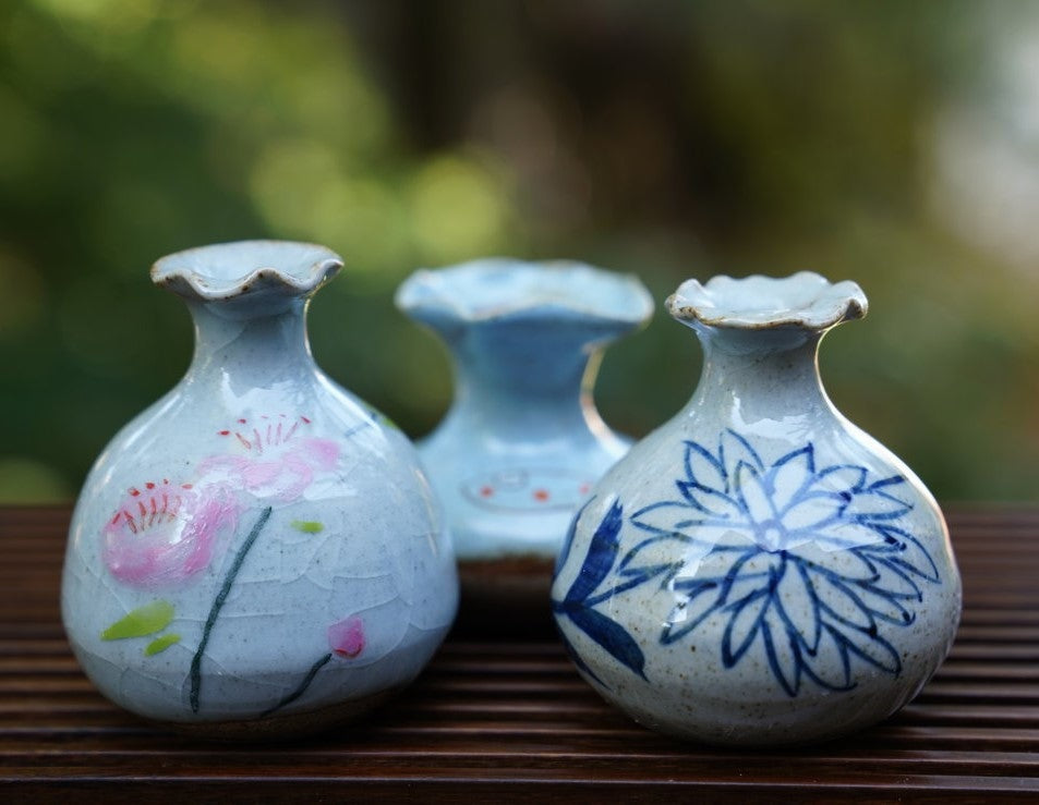 Jingdezhen Porcelain Handmade Small Vases