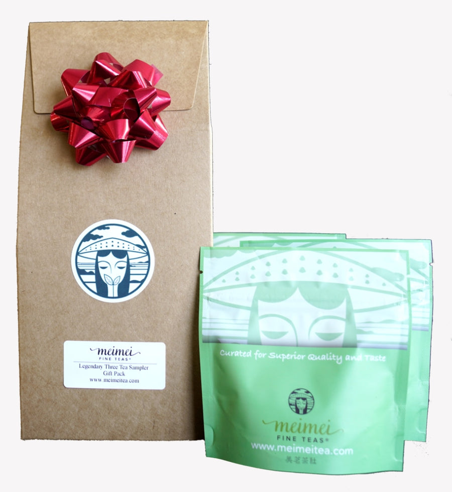 Gift - Handmade Legendary Three Tea Sampler Gift Pack - MeiMei Fine