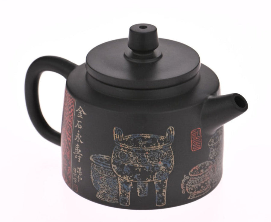 Masterpiece Jian Shui Clay Teapot Jin Shi (Metal and Bronze)