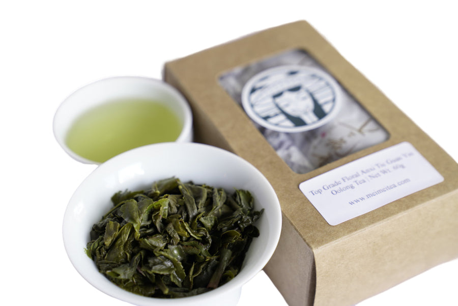 Oolong Tea - Top Grade Floral Anxi Tie Guan Yin Iron Goddess of Mercy