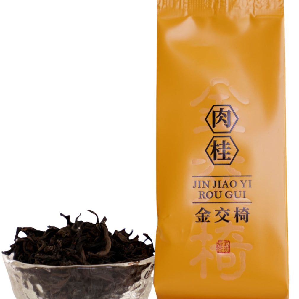 Wuyi Rock Oolong Rou Gui Golden Chair Jin Jiao Yi