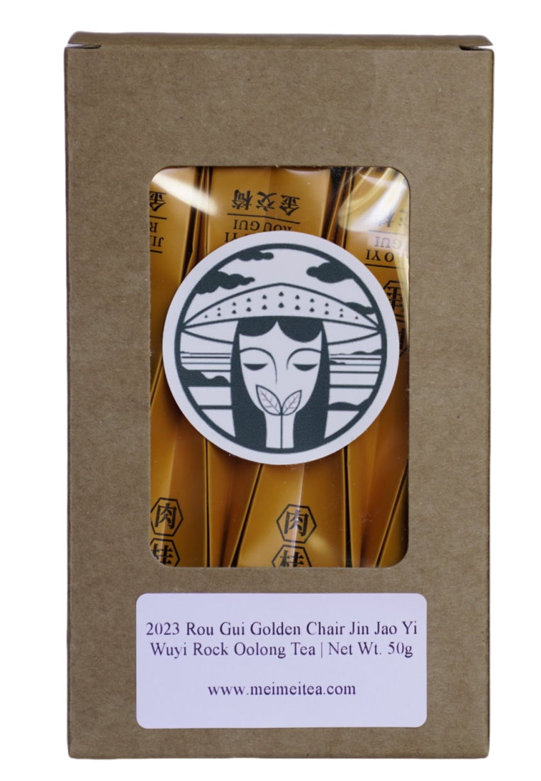 Wuyi Rock Oolong Rou Gui Golden Chair Jin Jiao Yi