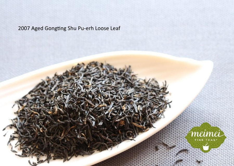 Pu-erh Tea - 2007 Vintage Gongting Shu Pu’erh Mandarin Orange Pu’erh