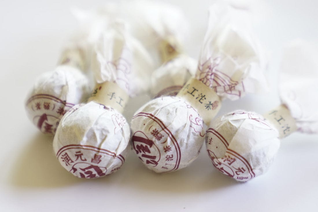 2015 First Flush Dragon Balls Shu Pu-erh Tea