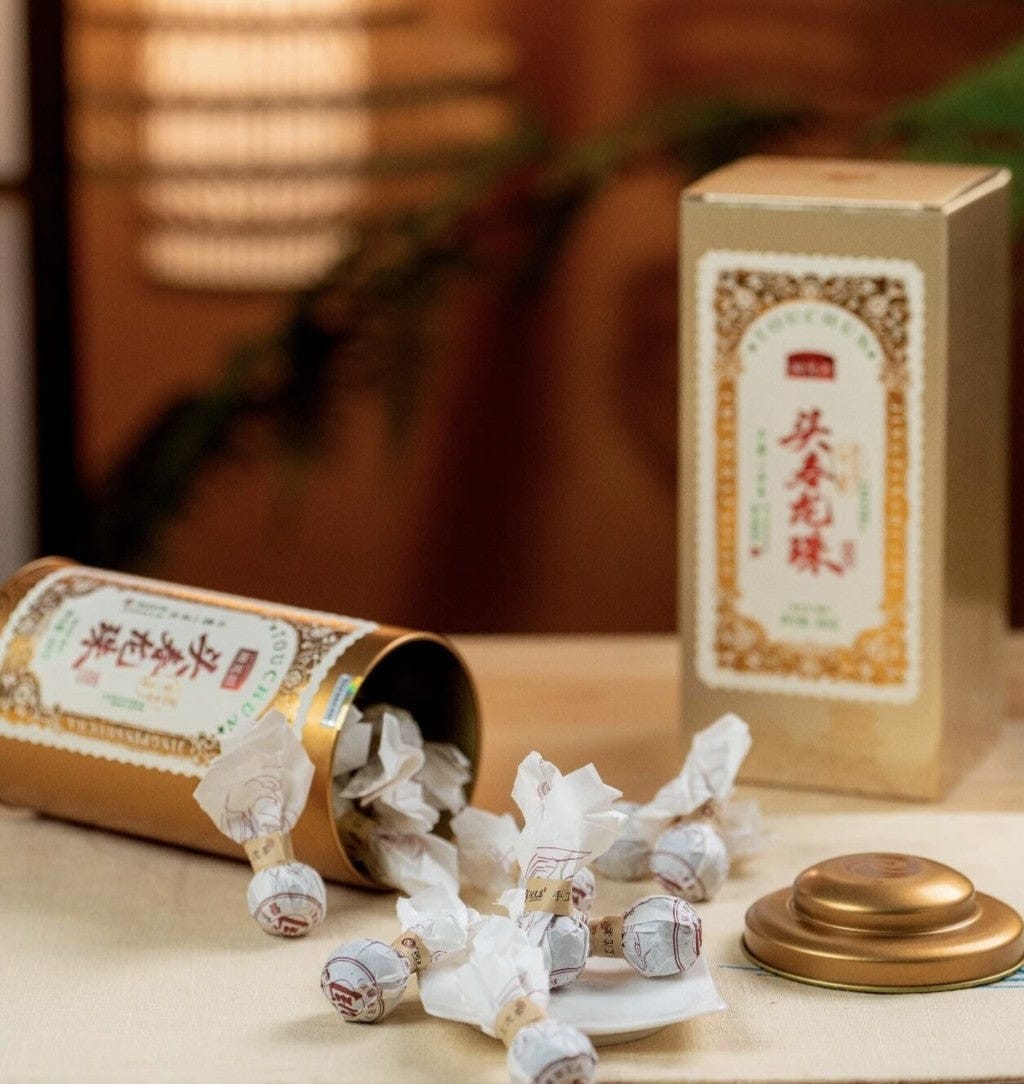 2015 First Flush Dragon Balls Shu Pu-erh Tea