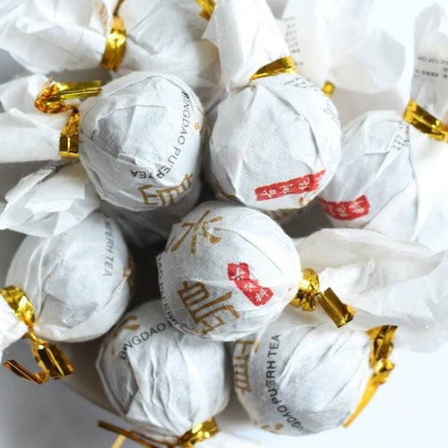 2016 Authentic Bing Dao Arbor Tree Raw Pu-erh Tea Dragon Balls