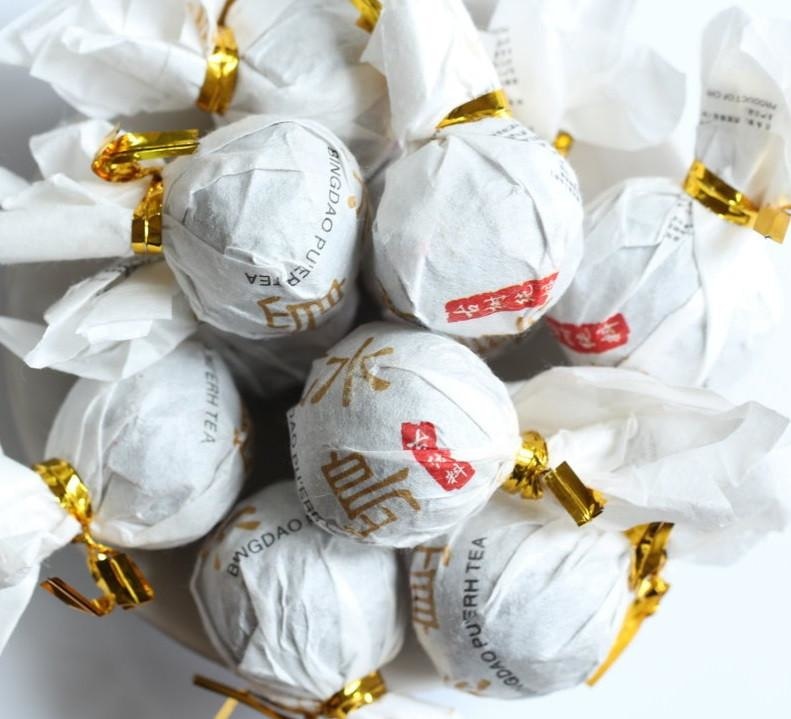 2016 Authentic Bing Dao Arbor Tree Raw Pu-erh Tea Dragon Balls