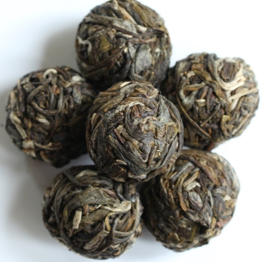 2016 Authentic Bing Dao Ancient Tree Raw Pu-erh Tea Dragon Balls