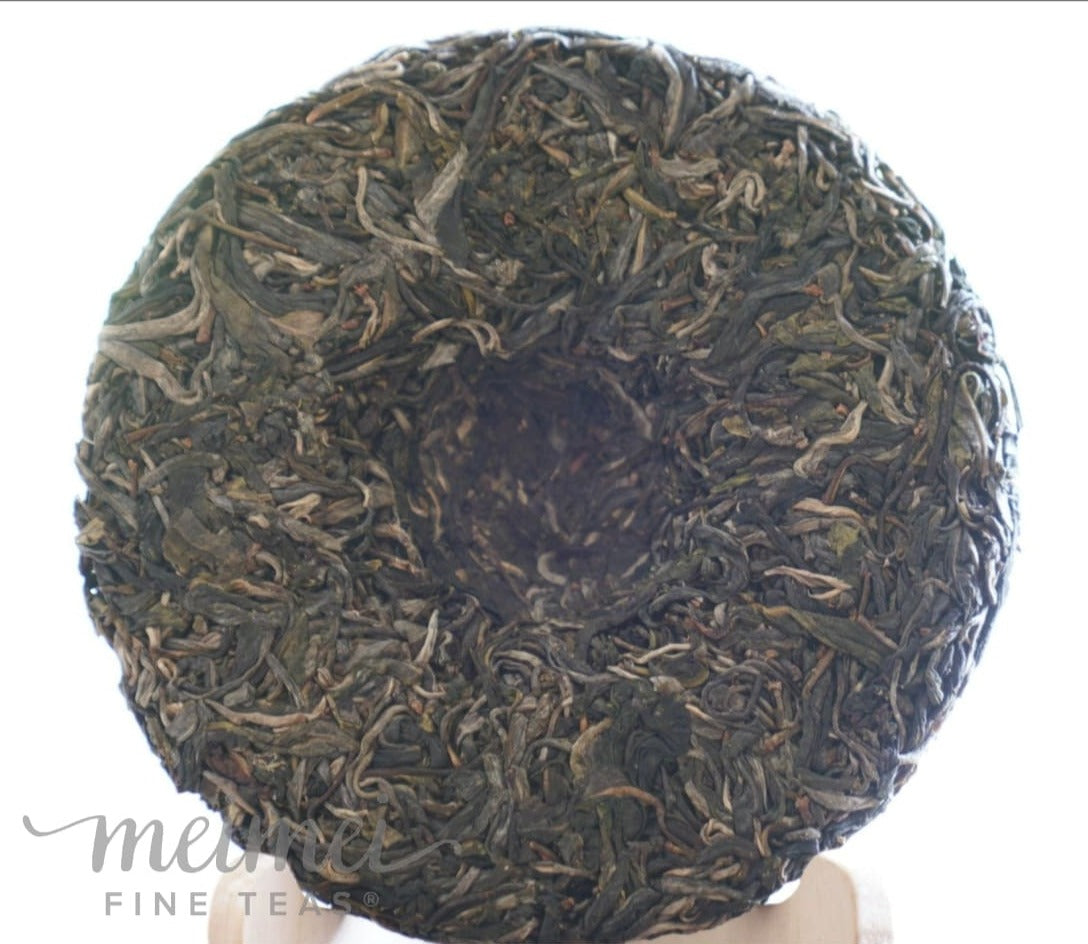 2023 Man Zhuan Mountain Peach Village Tall Ancient Tree Raw Pu-erh Tea Tao Zi Zhai Gao Gan