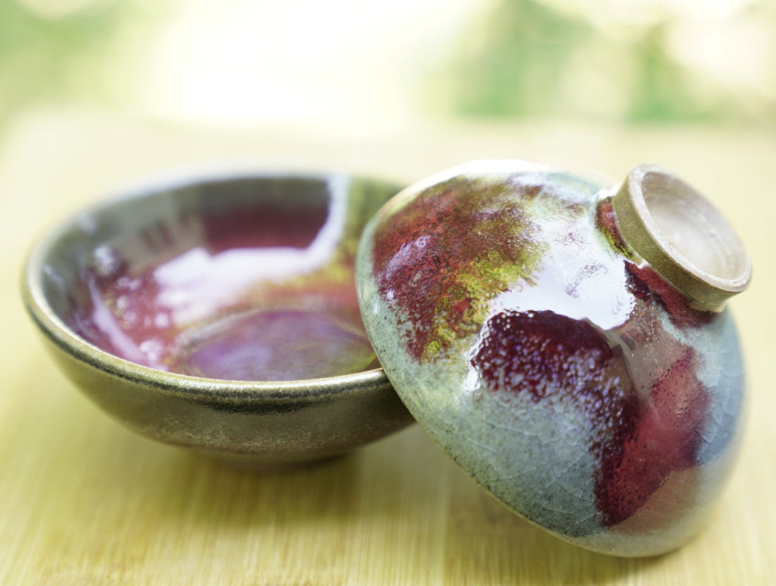 1990s Vintage Jun Kiln Porcelain Teacup Old Kiln Factory