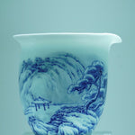 Jingdezhen Blue and White Porcelain Snow Mountain Fair Cup Pitcher