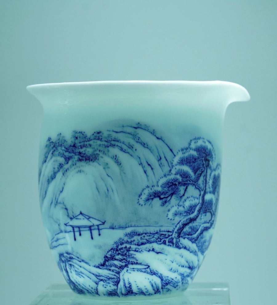 Tea Ware - Jingdezhen Blue and White Porcelain Snow Mountain Fair Cup