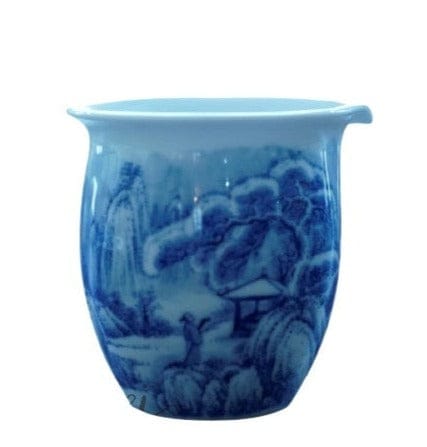 Jingdezhen Blue and White Porcelain Snow Mountain Fair Cup Pitcher