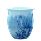 Jingdezhen Blue and White Porcelain Snow Mountain Fair Cup Pitcher
