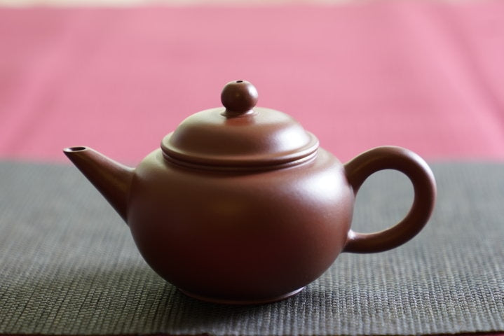 Artisan Chao Zhou Red Clay Zhu Ni Teapot Shui Ping Hu