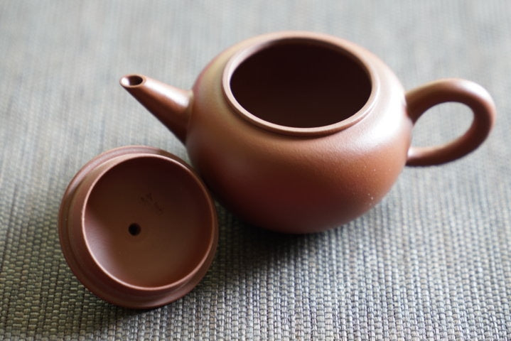 Artisan Chao Zhou Red Clay Zhu Ni Teapot Shui Ping Hu