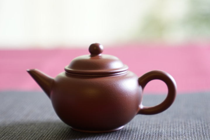 Tea Ware - Artisan Chao Zhou Red Clay Zhu Ni Teapot Shui Ping Hu -