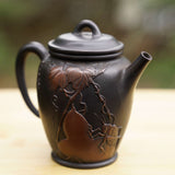 Jian Shui Purple Clay Teapot Mantis and Beetle Sculpture