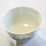 Artisan Jingdezhen Porcelain Tea Bowl Shan Shui Landscape