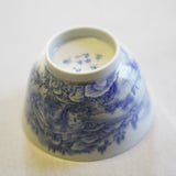 Artisan Jingdezhen Porcelain Tea Bowl Shan Shui Landscape