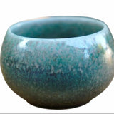 Jun Kiln Large Zen Tea Bowl Charcoal-fired Masterpiece