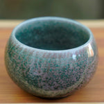 Jun Kiln Large Zen Tea Bowl Charcoal-fired Masterpiece