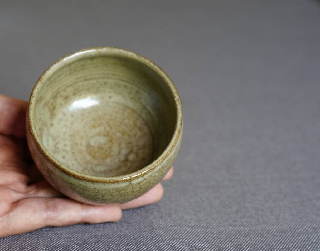 Artisan Wood-fired Earth Tone Teacup Tea Bowl