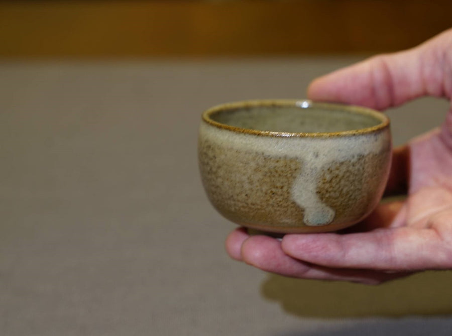 Tea Ware - Artisan Wood - fired Earth Tone Teacup Bowl MeiMei Fine