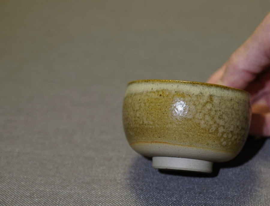 Tea Ware - Artisan Wood - fired Earth Tone Teacup Bowl MeiMei Fine
