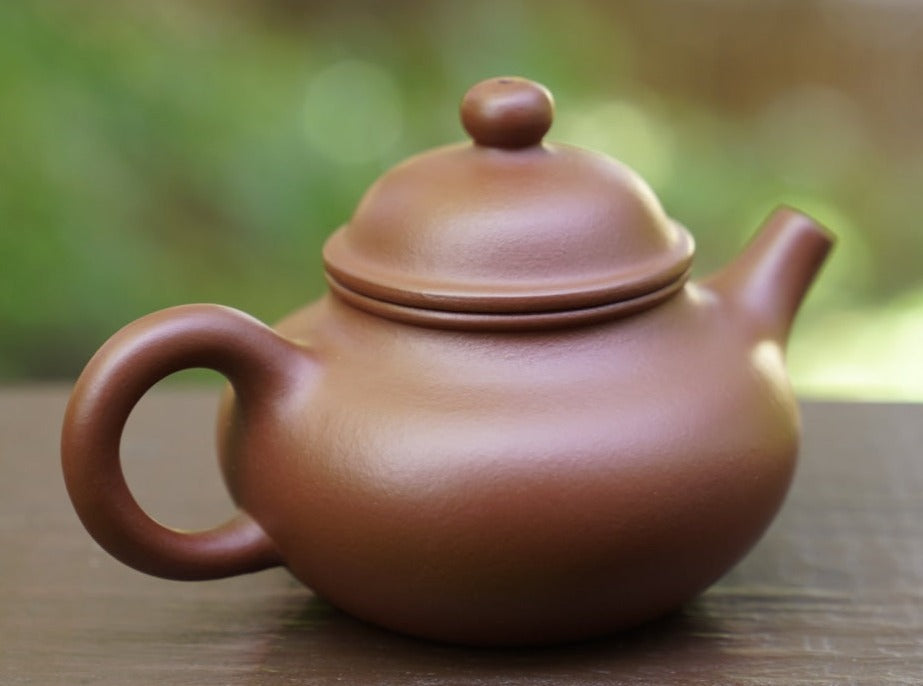 Artisan Yixing Zisha Purple Clay Teapot Zhu Ni Rong Tian