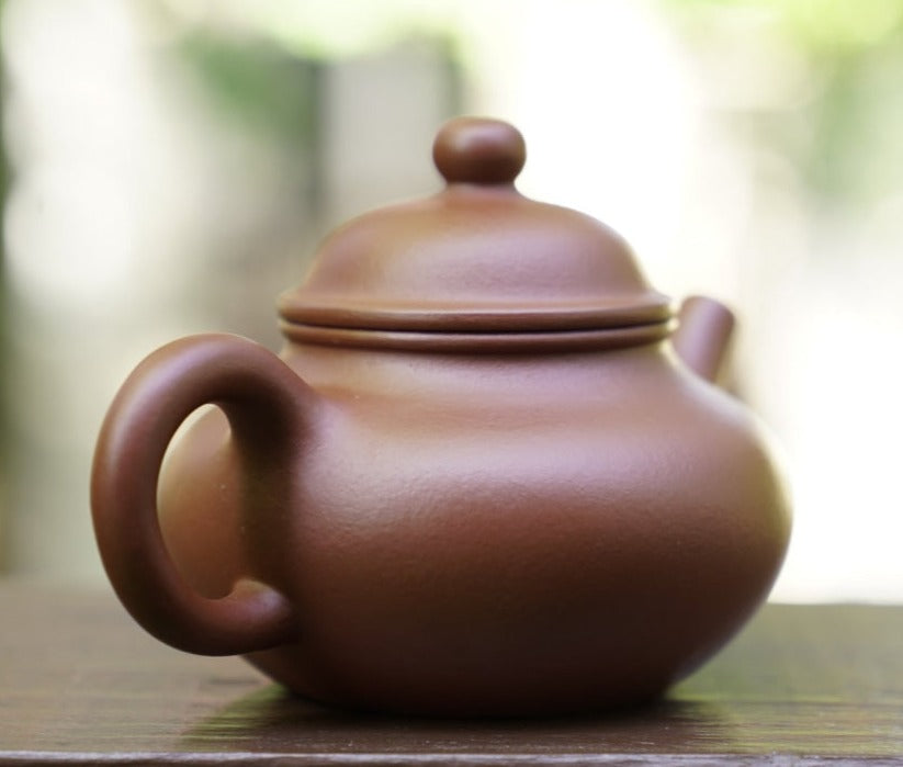 Artisan Yixing Zisha Purple Clay Teapot Zhu Ni Rong Tian