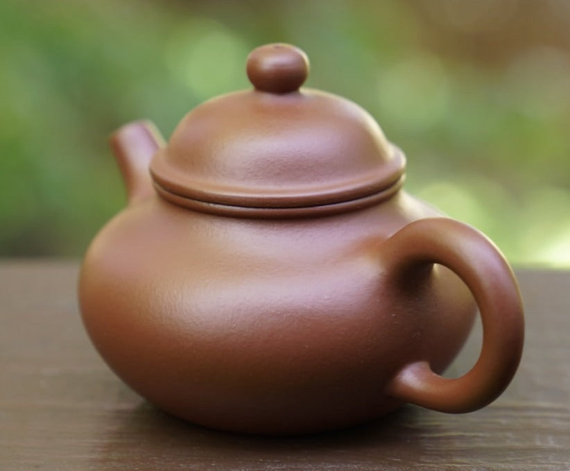 Artisan Yixing Zisha Purple Clay Teapot Zhu Ni Rong Tian
