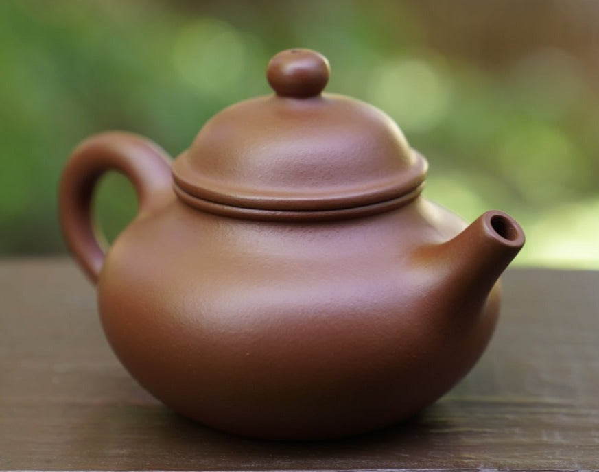 Artisan Yixing Zisha Purple Clay Teapot Zhu Ni Rong Tian