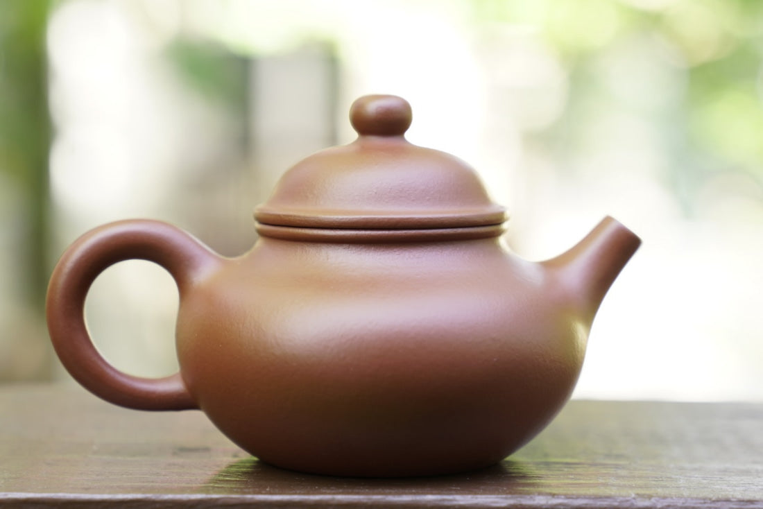 Artisan Yixing Zisha Purple Clay Teapot Zhu Ni Rong Tian