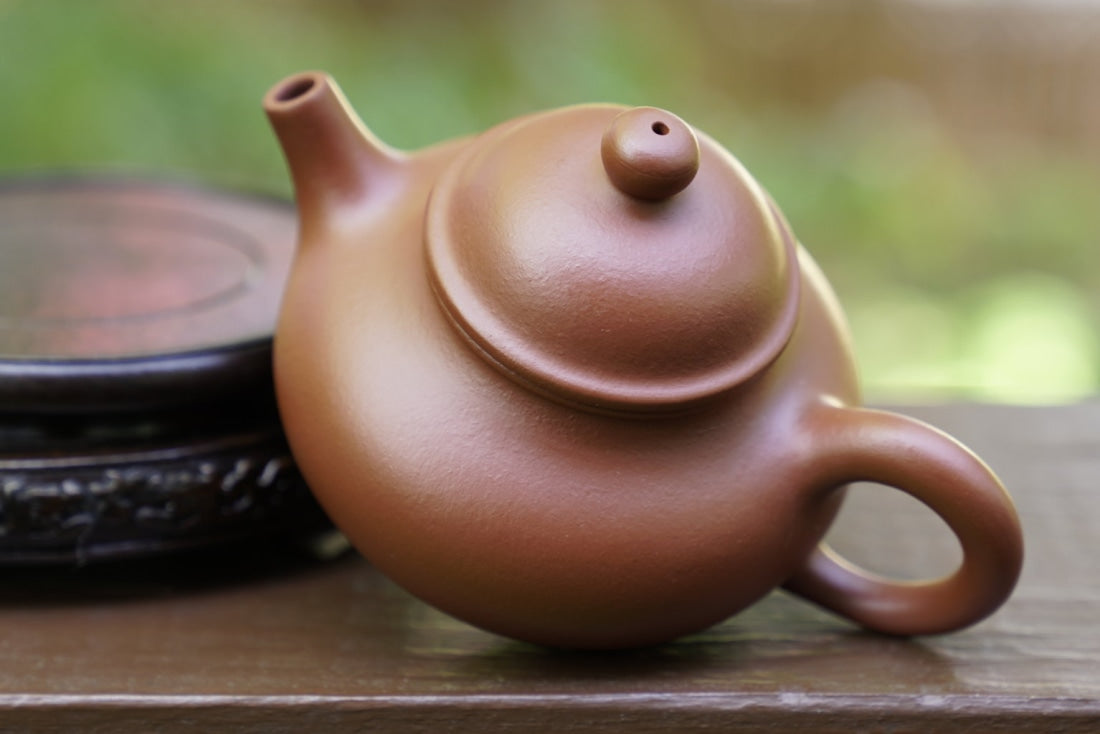 Artisan Yixing Zisha Purple Clay Teapot Zhu Ni Rong Tian