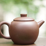 Authentic Yixing Zisha Purple Clay Big Wheel Bead Teapot
