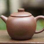 Authentic Yixing Zisha Purple Clay Big Wheel Bead Teapot