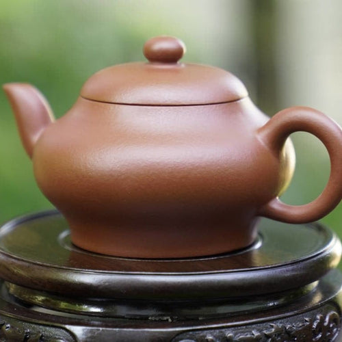 Authentic Yixing Zisha Purple Clay De Li Benefit Teapot