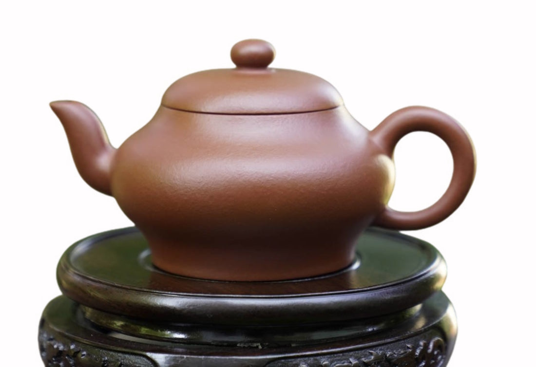 Authentic Yixing Zisha Purple Clay De Li Benefit Teapot