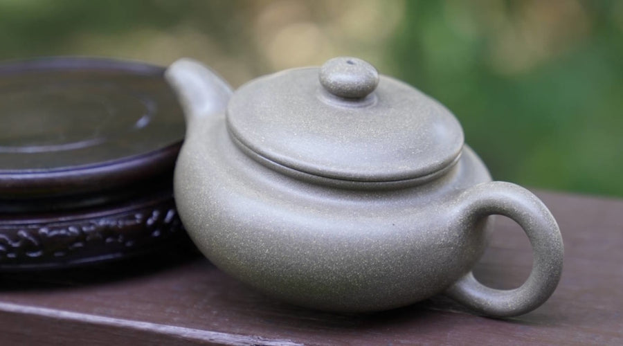 Tea Ware - Authentic Yixing Zisha Purple Clay Teapot Gray Duan Ni Fang
